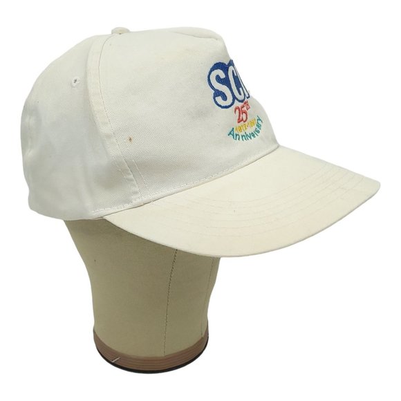 Vintage 1997 SCI 25th Anniversary Snapback Cap Trucker Baseball Hat Embroidered - Picture 2 of 12